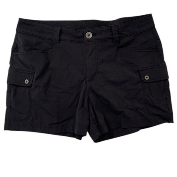 EDDIE BAUER Travex Departure Black Shorts 3.5in Inseam Sz 10 - Picture 1 of 9